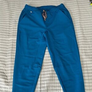 Men’s Small FIG Jogger Scrub Pants - Extreme Blue